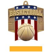 Hasty Awards Patriot Basketball Medal M-776B Hasty Awards Patriot Basketball Medal M-776B