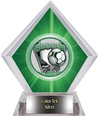 ProSport Soccer Green Diamond Ice Trophy