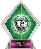 ProSport Soccer Green Diamond Ice Trophy