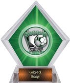 ProSport Soccer Green Diamond Ice Trophy