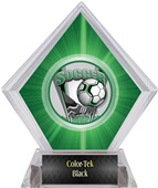 ProSport Soccer Green Diamond Ice Trophy