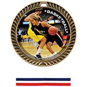 Awards Crest Basketball Medal P.R.Female M-8650B Awards Crest Basketball Medal P.R.Female M-8650B