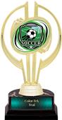 Awards Gold Hurricane 7" Shield Soccer Trophy