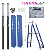 Jaypro Featherlite Volleyball System Package 3.5" PVB-4PKG