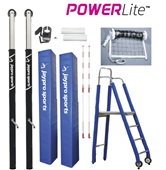 PowerLite Volleyball System Package (3" Floor Sleeve) - NFHS, NCAA, USVBA Compliant