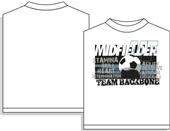 Utopia Soccer Team Backbone Midfielder T-shirt