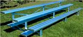 Jaypro 3 Row Standard Aluminum/Galvanized Bleacher