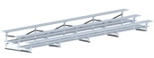 Bleacher - 27 ft. (3 Row - Double Foot Plank) - All Aluminum