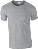 Gildan Softstyle Adult Pre-Shrunk T-Shirts SPORT GREY Primary