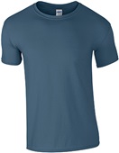 Gildan Softstyle Adult Pre-Shrunk T-Shirts INDIGO BLUE Primary