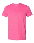 Gildan Softstyle Adult Pre-Shrunk T-Shirts HTHR HELICONIA Primary
