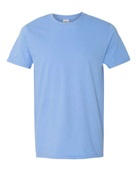 Gildan Softstyle Adult Pre-Shrunk T-Shirts CAROLINA BLUE Primary