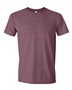 Gildan Softstyle Adult Pre-Shrunk T-Shirts HEATHER MAROON Primary
