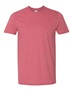 Gildan Softstyle Adult Pre-Shrunk T-Shirts HEATHER CARDINAL Primary