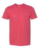 Gildan Softstyle Adult Pre-Shrunk T-Shirts HEATHER RED Primary