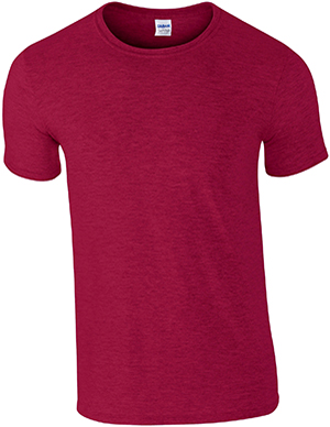 Gildan Softstyle Adult Pre-Shrunk T-Shirts ANTIQUE CHERRY 