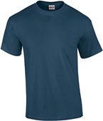 Gildan Adult Ultra Cotton T-Shirt HEATHER NAVY Primary