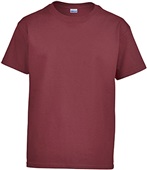 Gildan Ultra Cotton Youth T-Shirts MAROON Primary