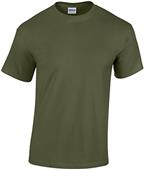 Gildan Heavy Cotton Adult T-Shirts MILITARY GREEN Primary