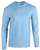 Gildan Heavy Cotton Adult Long Sleeve T-Shirts LIGHT BLUE Primary