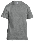 Gildan Heavy Cotton Youth T-Shirts GRAPHITE HEATHER Primary