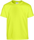 Gildan Heavy Cotton Youth T-Shirts SAFETY GREEN Primary