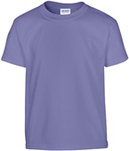 Gildan Heavy Cotton Youth T-Shirts VIOLET Primary