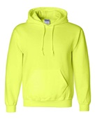 Gildan Heavy-Weight DryBlend Adult Hooded Sweatshirts SAFETY GREEN Primary