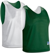 Champro Stick Reversible Poly Tricot Mesh Lacrosse Outside: FOREST, Inside: WHITE Primary