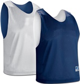 Champro Stick Reversible Poly Tricot Mesh Lacrosse Outside: NAVY, Inside: WHITE Primary