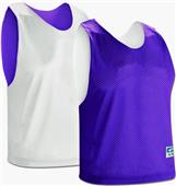 Champro Stick Reversible Poly Tricot Mesh Lacrosse Outside: PURPLE, Inside: WHITE Primary