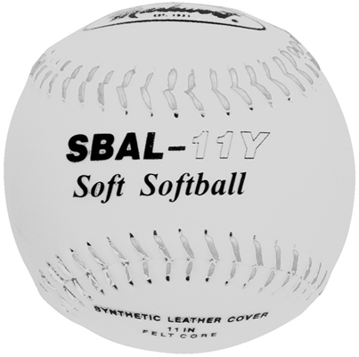 Balle De Softball Lestée Markwort 11 Pouces - Cuir, 3.9 Lbs, Pour Entraînement