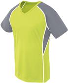 High Five Women's Evolution Short Sleeve Jerseys LIME/GRAPHITE/WHITE Primary