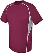 High Five Evolution Short Sleeve Jerseys MAROON/GRAPHITE/WHITE Primary