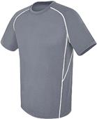 High Five Evolution Short Sleeve Jerseys GRAPHITE/GRAPHITE/WHITE Primary
