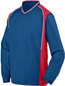 Augusta Sportswear Adult Roar V-Neck Pullover 3745 NAVY/RED/WHITE Primary