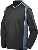 Augusta Sportswear Adult Roar V-Neck Pullover 3745 BLACK/GRAPHITE/WHITE Primary