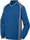 Augusta Sportswear Adult Roar V-Neck Pullover 3745 NAVY/GRAPHITE/WHITE Primary