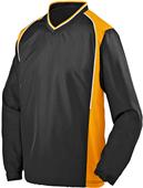 Augusta Sportswear Adult Roar V-Neck Pullover 3745 BLACK/GOLD/WHITE Primary