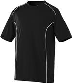 Augusta Sportswear Adult Youth Winning Streak Crew Jersey BLACK/WHITE Primary