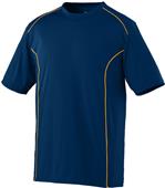 Augusta Sportswear Adult Youth Winning Streak Crew Jersey NAVY/GOLD Primary