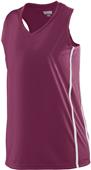 Womens Girls Sleeveless Racerback Basketball Volleyball Athletic Jersey