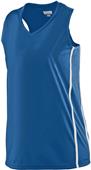 Womens Girls Sleeveless Racerback Basketball Volleyball Athletic Jersey