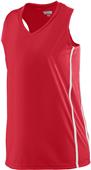 Womens Girls Sleeveless Racerback Basketball Volleyball Athletic Jersey