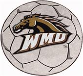 Fan Mats Western Michigan Univ. Soccer Ball Mat