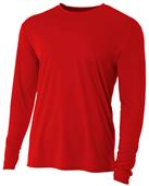 A4 Cooling Performance Adult Long Sleeve Crew