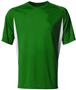 A4 Adult Cooling Performance Color Blocked Crew T-Shirt FOREST/WHITE Primary
