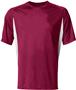 MAROON/WHITE