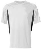 A4 Adult Cooling Performance Color Blocked Crew T-Shirt A4 Adult Cooling Performance Color Blocked Crew T-Shirt