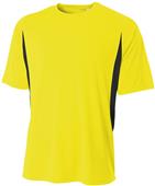 A4 Cooling Performance Color Blocked Crew T-Shirt